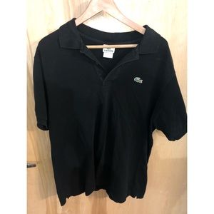 Black Lacoste Polo